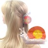 Snail Shape Hair Claws 3.5" Light Weight Hair Accessories Plastic