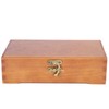 Wooden Box Antique Rectangle Children Stationery Case Desktop MultiFunction Storage