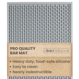 Premium A Bar Above Heavy Duty Bar Mat, Food Safe Silicone Mat, Mats for Bartending and Coffee, Commercial Strength Bartender Accessories, Dish Drying Mats for Kitchen Counter, Barista Accessories