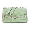 GUESS Silvye Convertible Xbody Flap Bag Mint, mint