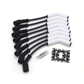 9070C - Juego de cables de bujía, bota de cerámica Extreme 9000, para motores GM LS3/LS4/LS7/LT