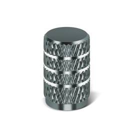 VIHIMAI 4PCS Tire Caps, Aluminum Alloy Valve Stem Cap Decorative Accessory Compatible with Model Y X S 3 (Grey)