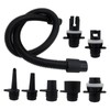 Qblahip Air Hose Kit Includes Air Pump Hose 7 Nozzles