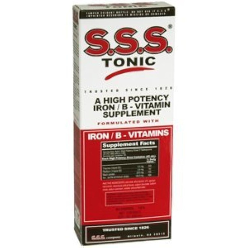 S.S.S. Tonic, Iron and Vitamin B Supplement, High Potency Vitamins,