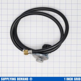 Supplying Demand 601-B-50 BBQ Grill Propane Regulator Hose Assembly 50"