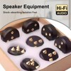 Preffair Audio Isolation Feet Stand Spikes Protector Mat Non-Slip Base