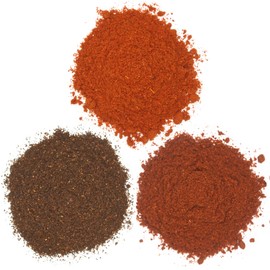 Selefina Spices: Chile Pepper Powder, Set of 3 (Mexican Cooking Varieties): Ancho, Guajillo, Pasilla - 2 oz pouches