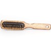 Fendrihan Rectangular Olivewood Pneumatic Hairbrush with Wood Bristles 8" (Made