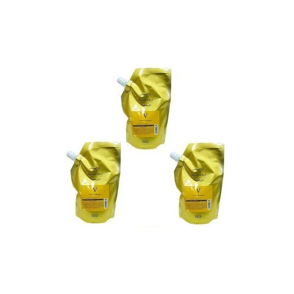 [Set of 3] Number Three Muliam Gold Shampoo V 16.9 fl oz (500 ml) Refill