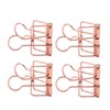 50Pcs Hollow Binder Clips Metal Paper Binder Clips for Documents