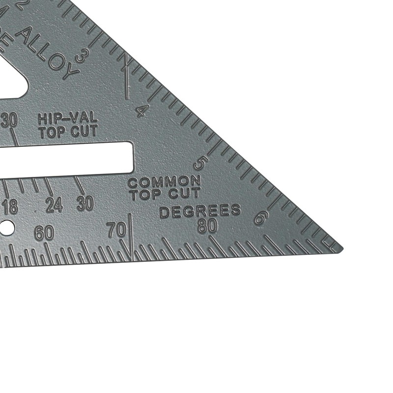 Dapetz ® 6" Aluminum Alloy Roofing Square, Triangle Measuring Gauge,
