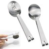 DonLeeving 4 Pcs Tea Bag Squeezer Tongs Stainless Steel Tea