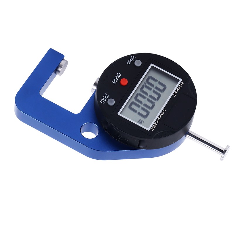 Electronic Thickness Meter 0.0005in Resolution High Accuracy Portable Digital Thickness