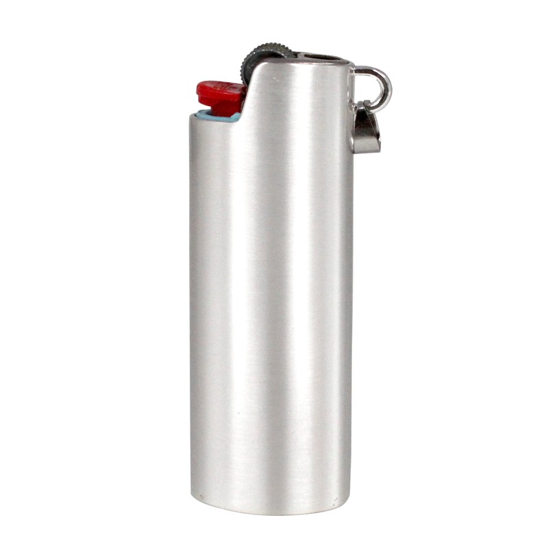 HUMWE Metal J6 Lighter Case Cover Reusable for Bic Regular