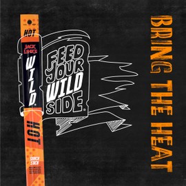 Jack Link's WILD Snack Sticks, Hot Spicy Protein Snack Sticks with 13g of Protein per Serving, Keto Friendly, Individually Wrapped 2.2 Oz. (Pack of 24)