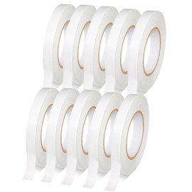 HEYSTYLE Double Sided Tape for Crafts 0.24in x 98ft (6mm x 30m) - 10 Rolls, Tear-by-Hand, for Arts, Photography, Gifts Box, Scrapbooking, Card Making, Paper Backing