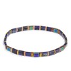 Sonateomber Tila Flat Beaded Stretch Bracelets for Women, Trendy Stackable