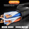 Paquete de 2 cables de extensión Cat6 de 90 grados,