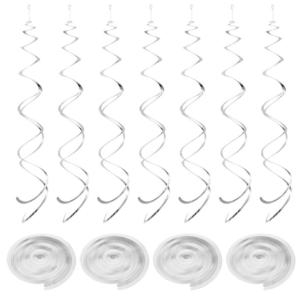 sourcing map 36 Pcs Party Hanging Swirls Double Strip Streamer