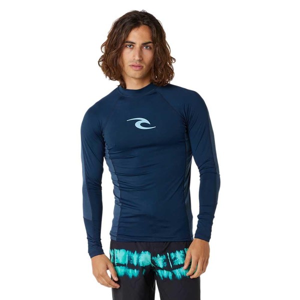 RIP CURL Mens Waves UPF Performance Long Sleeve Rash Vest