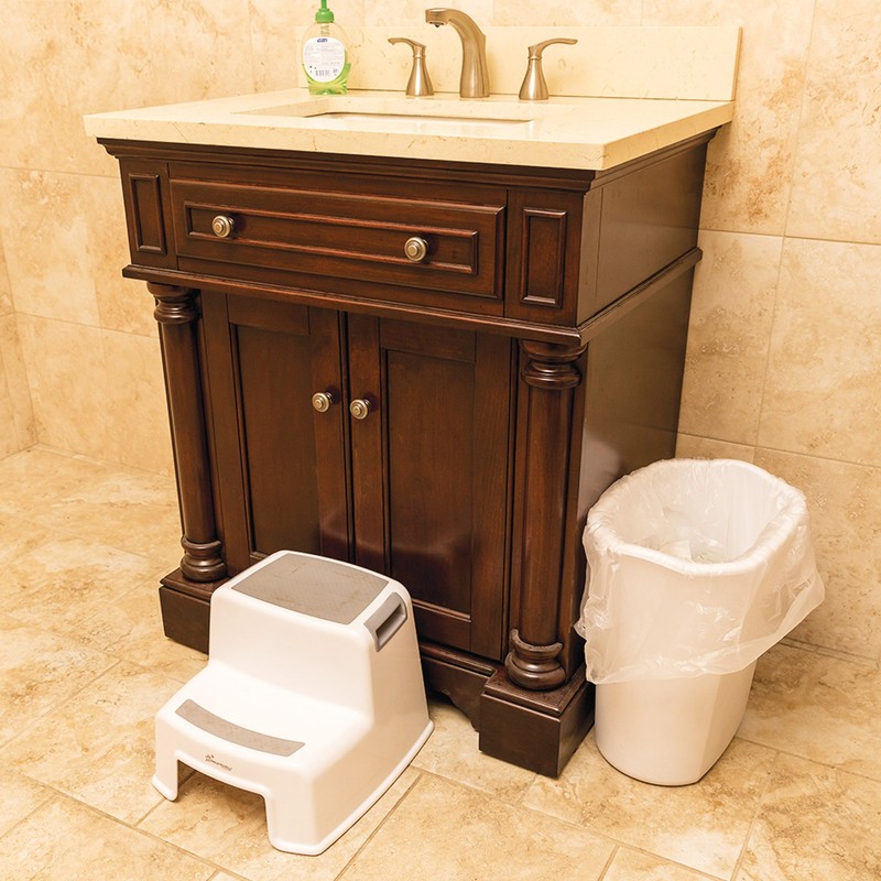 Dreambaby 2-Up Step Stool, Grey/White