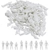 Kiuiom Model Figures White Unpainted, Plastic Architectural Model, 1: 100