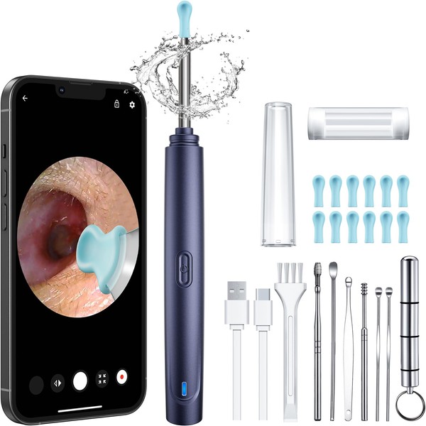 Ear Wax Removal Tool Camera, 1296P HD Camera and 6