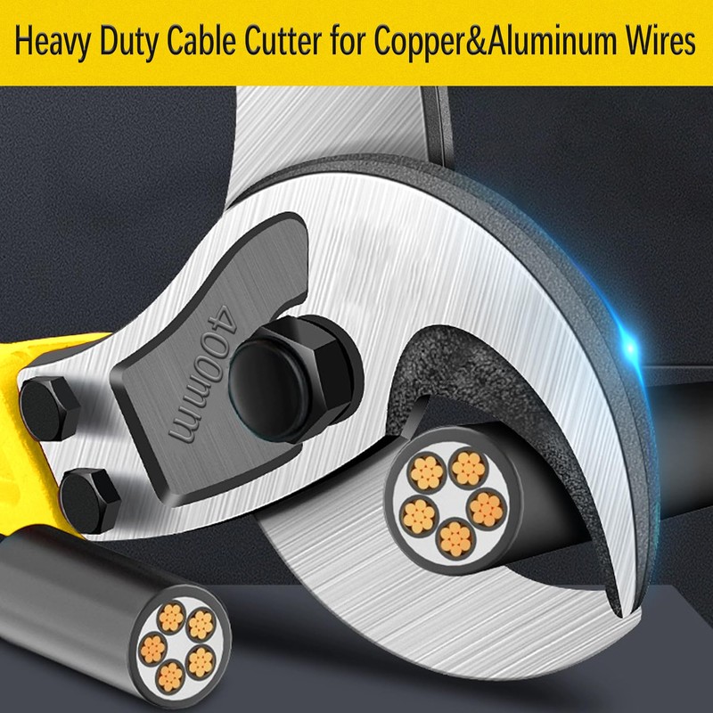 AUPREX 18 Inch Heavy Duty Cable Cutter with Long Handle,