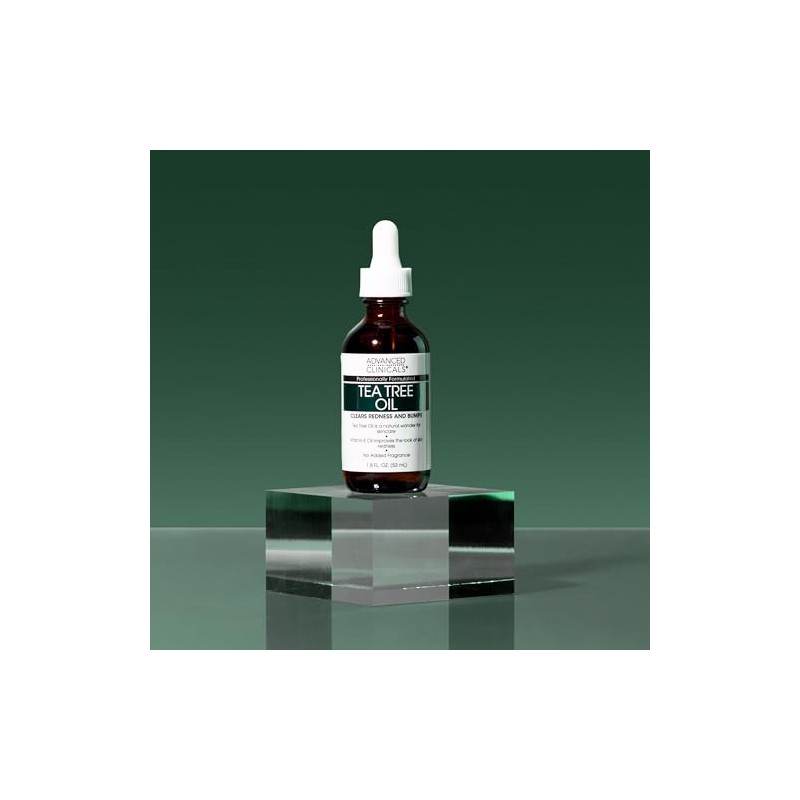 Advanced Clinicals 1.8oz Tea Tree Oil for Redness and Bumps.â€¦
