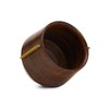 Two's Company Milo Mango Wood Bowl W/Brass Accent (Food Safe)