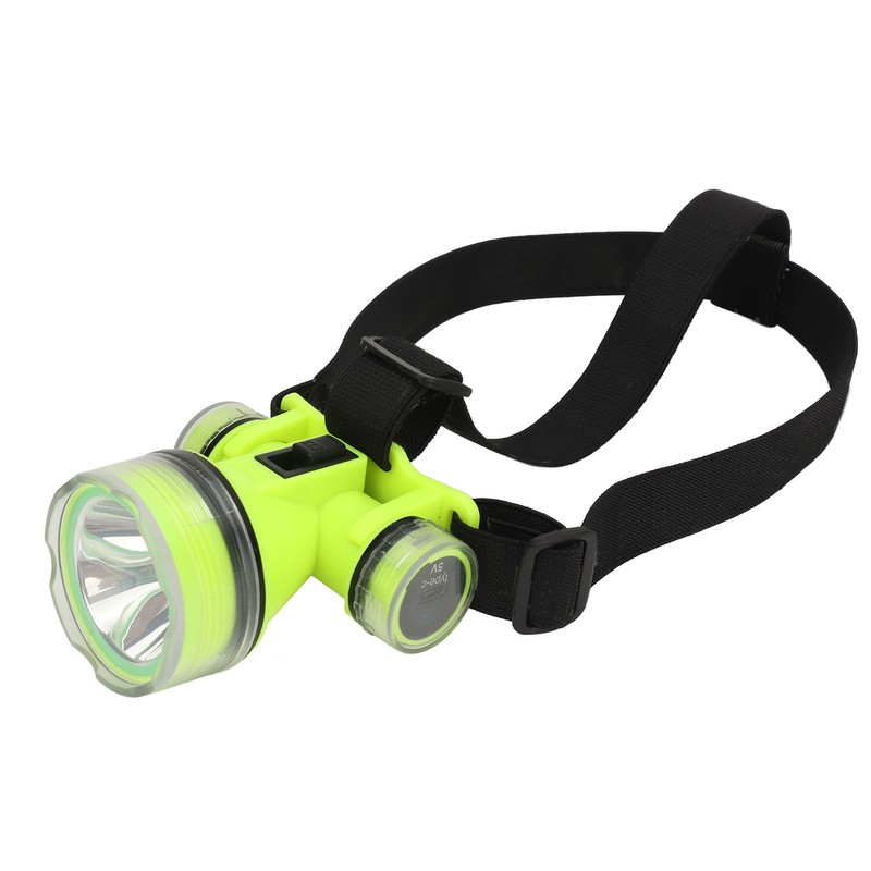 SQ901 Rechargeable LED Headlamp Diving Headlamp for Outdoor Running Camping