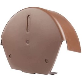 Timloc 99112 Brown Dry Fix Verge System for Profiled Roof Tiles-Round Ridge Cap