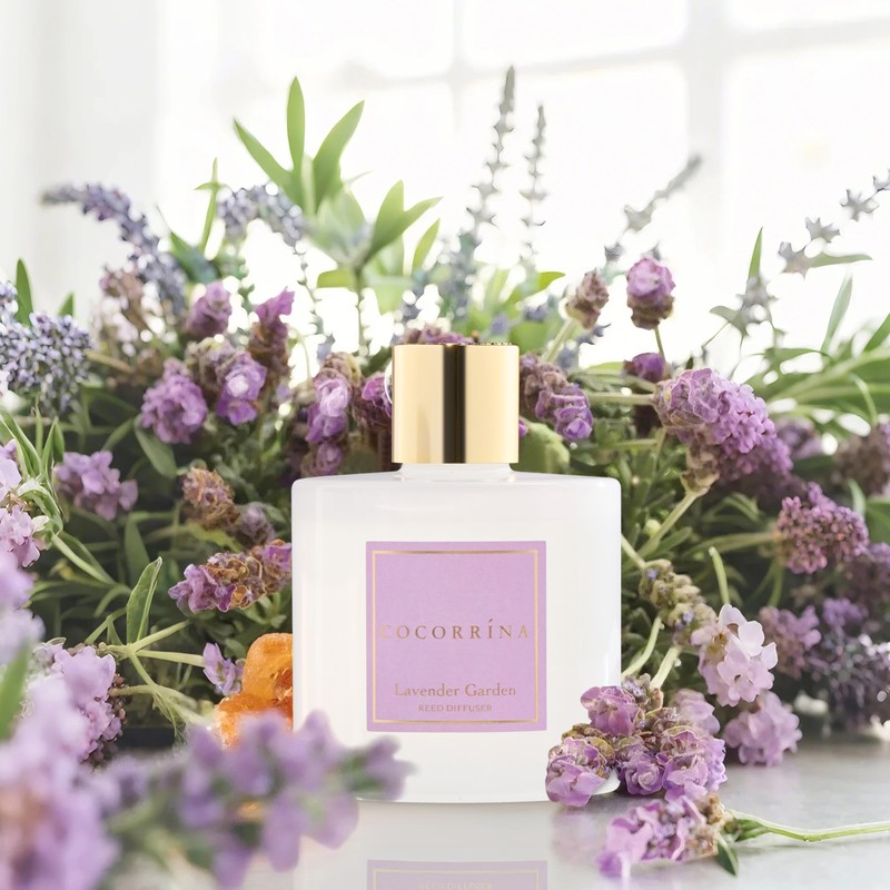 COCORRÍNA Reed Diffuser - Lavender Garden 6.7 Fl.oz Reed Diffuser