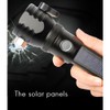 Multi Function Solar Power Military Flashlight Glass Breaker Camping Outdoor