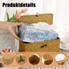 Seagrass Tissue Box, Pack of 2 Rectangular Woven Tissue Box,