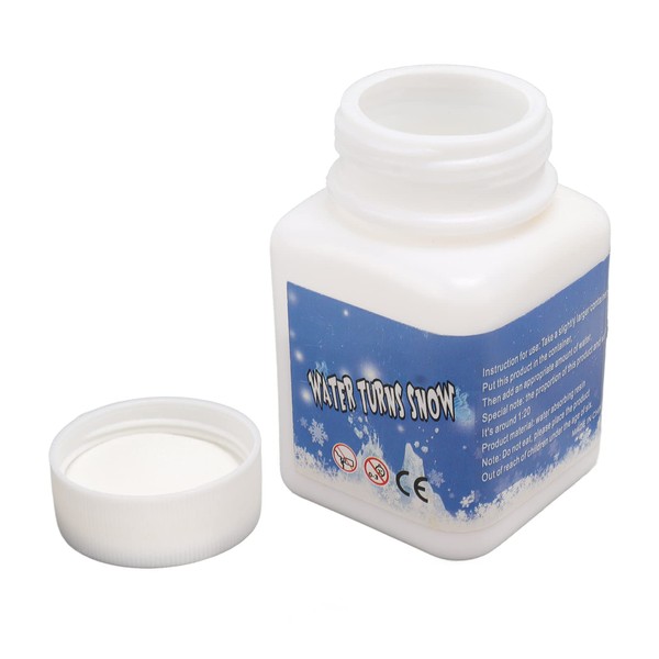 Naroote Artificial Snow Powder, Artificial Snow Practical Sodium Polyacrylate, Wide Application for Christmas