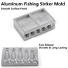 Dr.Fish Bank Sinker Mold with 5 Cavities for 1/2/3oz, 3