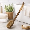 Long Handle Back Scrubber for Shower – Curved Body Brush