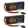 Powerhobby 2s 7.4v 2000mah 50c Lipo Battery w XT60 Plug
