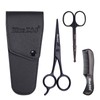 Beard Scissors/Nose Scissors /Mustache Comb Multi Functions Grooming Kit Gift