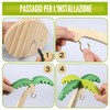 Porta Banana in Legno con Gancio per Banane, Porta Frutta