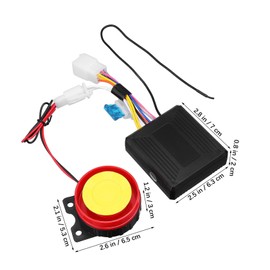 Motorcycle Alarm Kit 12V Remote Engine Start Loud Speaker Enhanced Security for Motor Bike