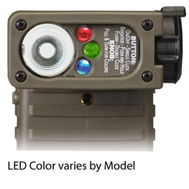 Streamlight 14034 Sidewinder Aviation Flashlight with White C4, Green, Blue, IR LED and Batteries, Coyote