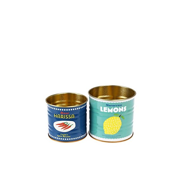 Rex London Mini Storage Tins (Set of 2) - Lemons