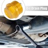 X AUTOHAUX Oil Drain Plug Oil Drain Bolt Magnet Sump