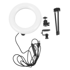 Operitacx 1 Set LED Fill Light with Tripod Stand Compact Ring Light for Live Streaming Video Conferencing and Makeup Design Portable LED Supplementary Lamp