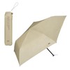 [2025] Wpc. Parasol Light Darkening Lightweight Solid Mini Beige <100%