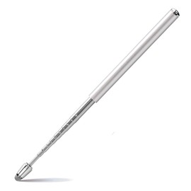 Telescoping Teachers Pointer Retractable Pointer Stick Tablet Screen Stylus Pen for Whiteboard Presentation Teaching, Extends to 100cm/39" (Silver)