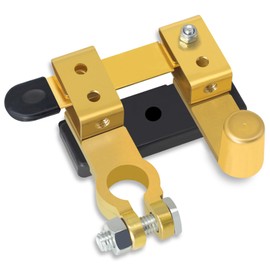 SDZONGES Battery Disconnect Switch, Battery Cut Off Shut Off Kill Switch 12v 24v, Top Post Knife Blade Master Switch for Marine Car Boat RV ATV Vehicles(Negative).