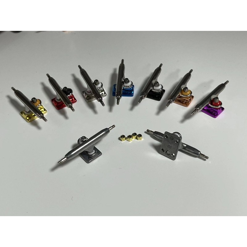 LEEFAI Pro Fingerboard Trucks 32/34/36mm 4.0-Regular Kingpin-Upgraded v2 baseplate with